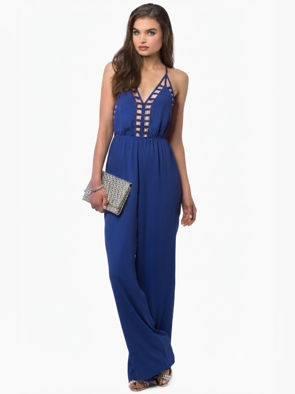 Blue jumpsuit